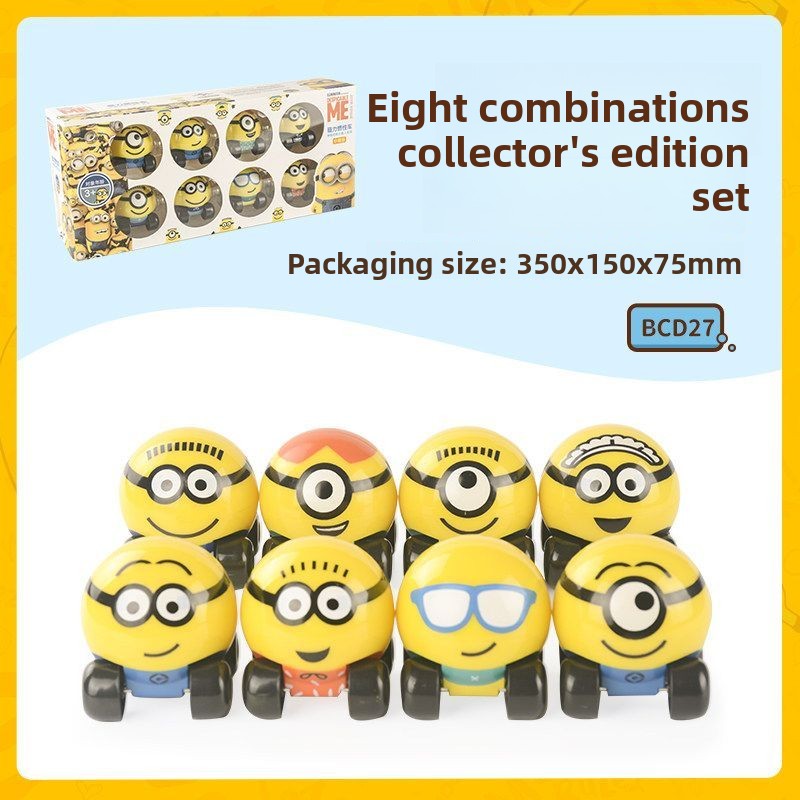 Minions cartoon cute toy train - Car Accessories For Boys reseña y precio