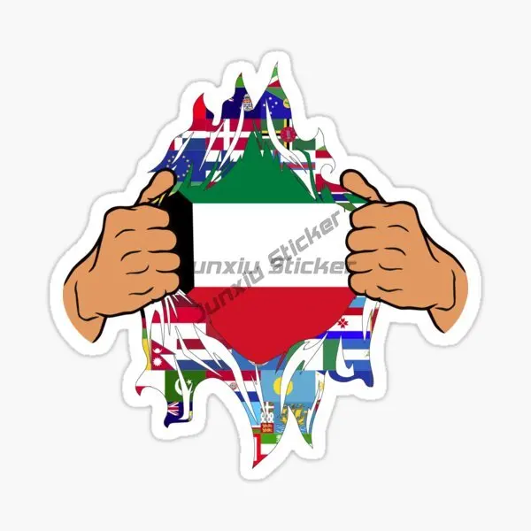 KWT Kuwait Flag Map Emblem Cre - Car Accessories Kuwait reseña y precio