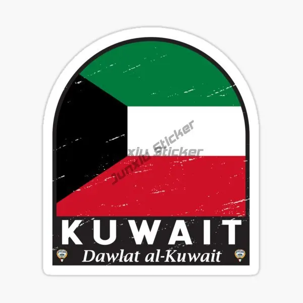 KWT Kuwait Flag Map Emblem Cre - Car Accessories Kuwait reseña y precio