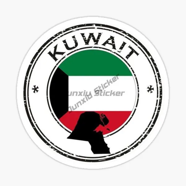 KWT Kuwait Flag Map Emblem Cre - Car Accessories Kuwait reseña y precio
