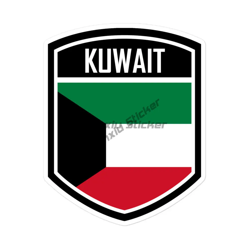 KWT Kuwait Flag Map National E - Car Accessories Kuwait reseña y precio