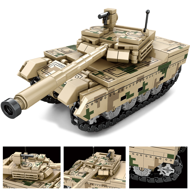 Tank Building Blocks Armored V - Car Accessories For Boys reseña y precio