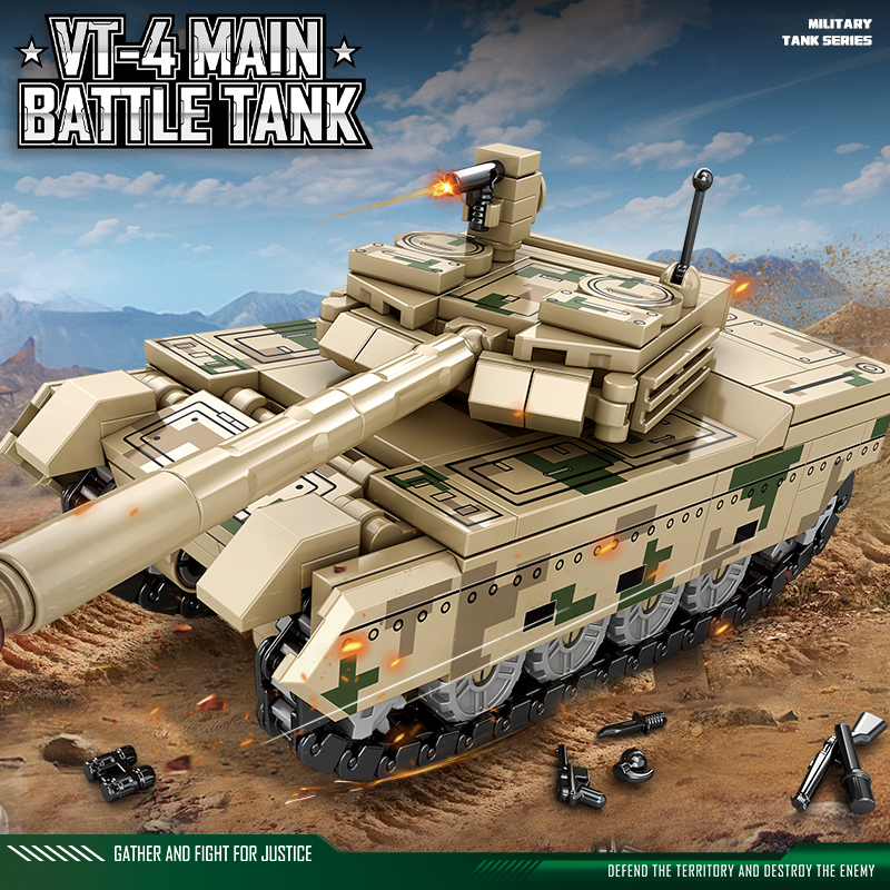 Tank Building Blocks Armored V - Car Accessories For Boys reseña y precio
