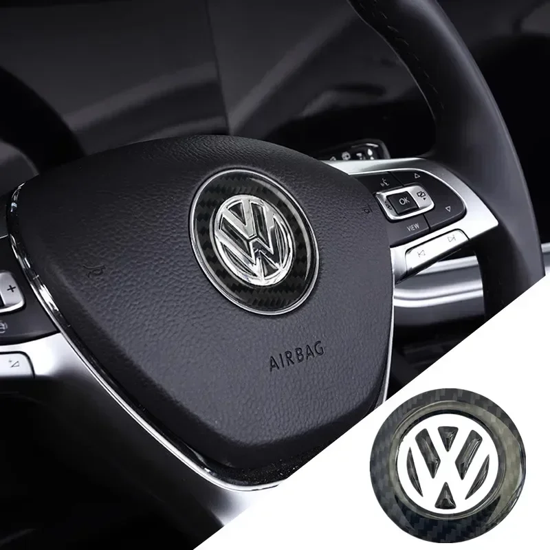 New Carbon Fiber Car Steering  - Car Accessories Logo reseña y precio