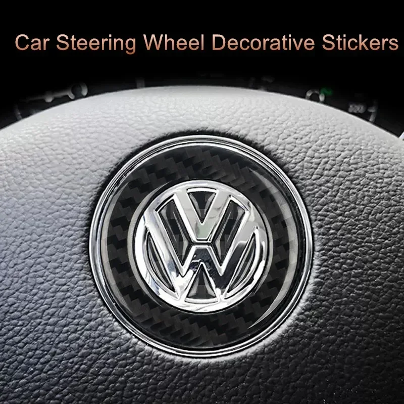 New Carbon Fiber Car Steering  - Car Accessories Logo reseña y precio