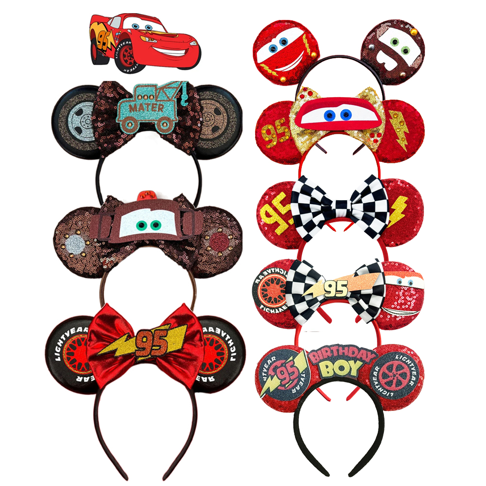 Cars Mickey Mouse Ear Headband - Car Accessories For Boys reseña y precio
