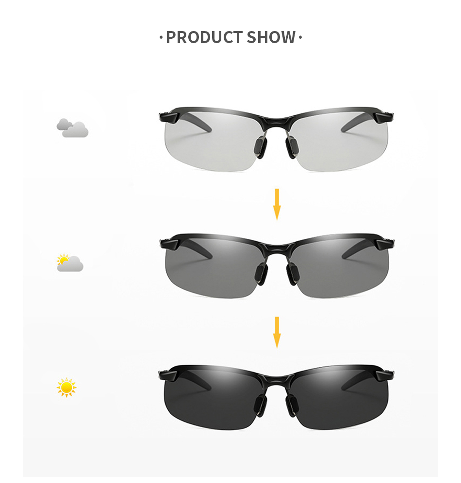 Photochromic Sunglasses Men Po - Car Accessories For Night Driving reseña y precio